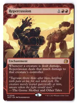 Repercussion NM* ENCHANTED TALES Wilds OF Eldraine 0048 mtg -UnltdCards - Image 1