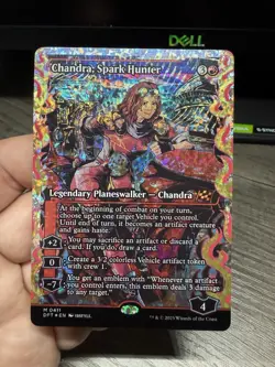Chandra, Spark Hunter - Fracture Foil Showcase DFT NM MTG - Image 2