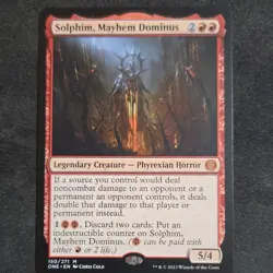 Wizards of the Coast Magic: The Gathering Solphim, Mayhem Dominus Mythic Red - Image 1