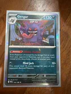 Pokemon TCG - Gengar 050/088 EB Games Exclusive Stamped Sealed Promo Cosmos Holo - Image 1