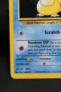 Sabrina's Psyduck 99/132 LP+ Gym Challenge Regular Common Unlimited Pokemon TCG - Image 5