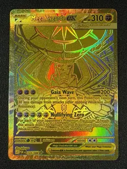 Mega Zygarde ex 124/088 HR Hyper Rare Perfect Order Pokemon TCG English Gold - Image 1