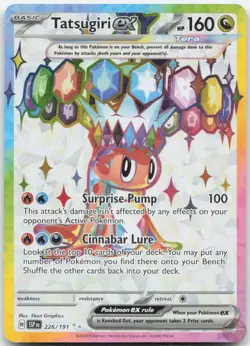 Tatsugiri ex 226/191 Ultra Rare Surging Sparks Pokemon Near Mint - Image 1