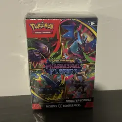 Pokemon TCG: Mega Evolution—Phantasmal Flames Sealed Booster Bundle Box - Image 1