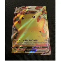 Pokemon Pikachu VMAX Ultra Rare Full Art Promo SWSH062 Holo 310 HP - Image 1
