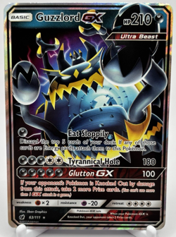 Guzzlord GX 63/111 Sm-Crimson Invasion Holo Sun & Moon Pokemon - Image 1