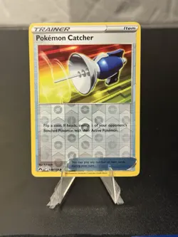 Pokemon Catcher 138/159 Uncommon,Reverse Holo Pokemon Crown Zenith - Image 1
