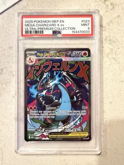 Mega Charizard X Ex 023 Pokemon Mep En-Me Black Star Promo PSA 9 - Image 1