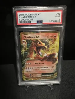 2016 Pokemon XY Charizard EX Evolutions #12 PSA 9 - Image 1