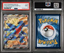 2025 Pokemon PSA 9 Cynthia's Garchomp ex #204 Promo S&V Destined Rivals BSP Mint - Image 3