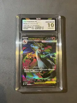 Pokemon Mega Charizard X Ex 094/080 Grade 10 Gem Mint - Image 1