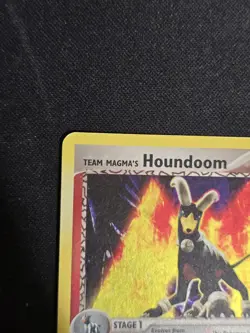 Pokemon Team Magma's Houndoom - Holo Rare 2004 Team Magma vs Team Aqua 10/95 MP - Image 4