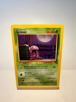 Grimer 48/62 Common Fossil Pokemon Near Mint - Image 1