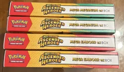 Pokemon TCG: Mega Evolutions Ascended Heroes Mega Ex Lot Of 4 - Image 1