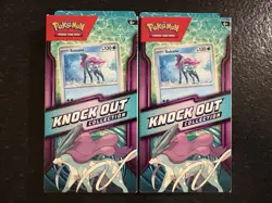 Pokemon Knock Out Collection Pack, Suicune(2)Pack Lot (2) Pokemon TCG Boosters - Image 1
