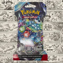 Pokemon TCG S&V Stellar Crown Sleeved Booster Pack (Random Pack Art) New/ Sealed - Image 1