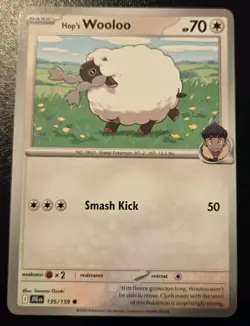 Hop's Wooloo 135/159 Common Scarlet & Violet: Journey Together Pokemon TCG - Image 1