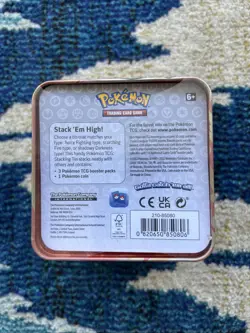✨ Pokemon TCG: Stacking Tins Fighting Fire Brand NEW Sealed - Image 5