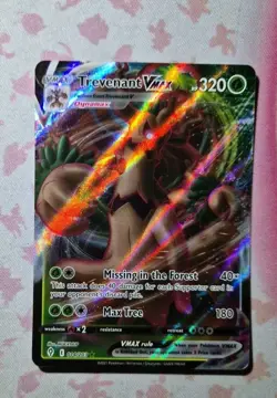 Pokemon TCG Trevenant VMAX Evolving Skies 014/203 Holo Ultra Rare - Image 3