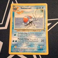 Nintendo Pokemon TCG Tentacruel 10/18 Southern Islands Promo Regular 60 HP - Image 1