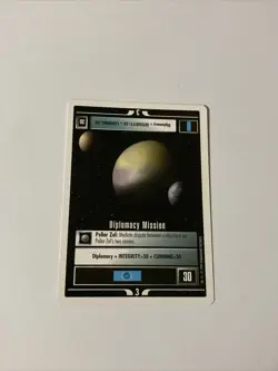 Star Trek CCG Missions Diplomacy Mission Uncommon Card - Image 1