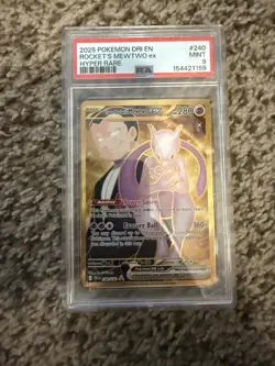 Pokemon Sv10 Destined Rivals Rocket's Mewtwo ex Hyper Rare Holo PSA 9 - Image 3