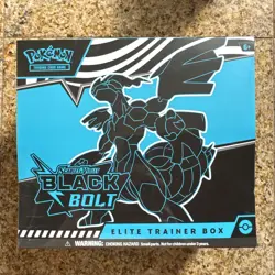 Pokemon TCG Scarlet & Violet—Black Bolt Elite Trainer Box Booster Promo English - Image 1