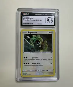 Rayquaza Pokemon 2020 Black Star Promos – Swsh029 Cosmos Holo - Image 1