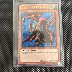 YUGIOH! Harpie's Pet Dragon LCJW-EN086 1st Edition Ultra Rare NM - Image 1