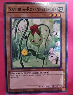 Naturia Rosewhip Yu-Gi-Oh! TCG Hidden Arsenal Chapter 1 Foil 1st Edition - Image 2