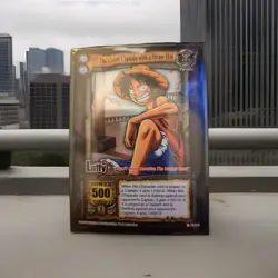 Great Captain with a Straw Hat Luffy FOIL One Piece CCG TCG CH047 Card Uncommon - Image 1