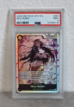 Nico Robin OP12-087 2025 One Piece Op12-Legacy Of The Master #087 PSA 9 - Image 1
