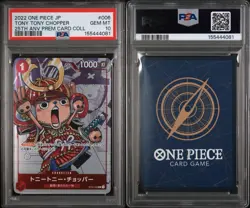 PSA 10 Tony Tony Chopper 2022 One Piece 25th Anniversary PREM Card Coll #006 - Image 3