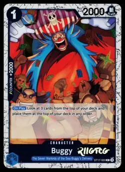 Buggy - ST17-003 (Pirate Foil) ST17-003 Prb-02 One Piece NM - Image 1