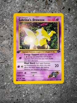 Pokemon TCG Cards 1st Edition Sabrina's Drowzee 95/132 Gym Challenge NM - Image 3