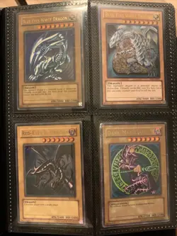 Vintage Yugioh Binder Collection - 160 Sleeved Cards - 1st Ed And High Rarities - Image 1