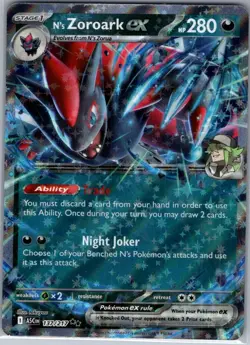 N's Zoroark ex - 137/217 ME: Ascended Heroes - Pokemon Card - NM - Image 1