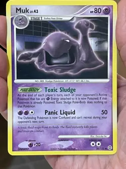 POKEMON MUK LV.43 56/132 UNCOMMON SECRET WONDERS NM CARD - Image 1