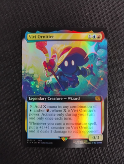 Vivi Ornitier Final Fantasy Foil 514 MTG Extended Art NM - Image 1