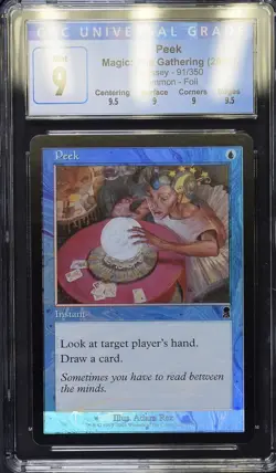 PEEK Odyssey Foil CGC 9 Q++ MTG [Nostalgium] - Image 1