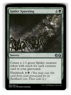 Spider Spawning 183 Uncommon Ultimate Masters MTG Near Mint - Image 1