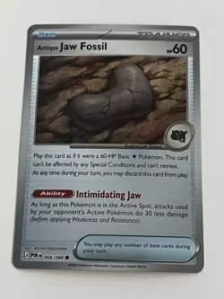 Antique Jaw Fossil 068/088 • Reverse Holo • Perfect Order • Pokemon TCG • NM - Image 1