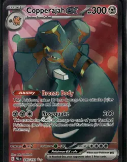 Copperajah ex Ultra Rare SV02: Paldea Evolved 245/193 Metal Holo Pokemon Card - Image 1