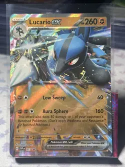 2023 Pokemon Black Star Promos SVP EN Lucario ex #017 - Image 1