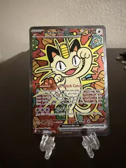 Meowth Ex Full Art Holo Pokemon Perfect Order 121/088 - Image 1