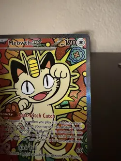 Meowth Ex Full Art Holo Pokemon Perfect Order 121/088 - Image 5