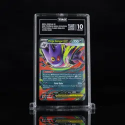 2025 Pokemon ME Phantasmal Flames 056/094 Mega Gengar EX RR TAG 10 (979) - Image 1