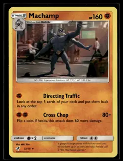 Machamp 13/18 Detective Pikachu Rare Pokemon - Image 1