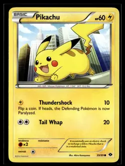 Pikachu 39/99 Next Destinies Common Pokemon - Image 1