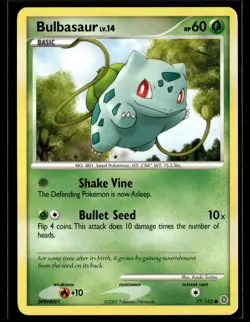 Bulbasaur 77/132 Secret Wonders Common Pokemon - Image 1